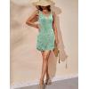 Ekouaer Women’s Tank Nightgown V Neck Sleepshirts Soft Sleeveless Chemise Nightdress S-XXL(Light Green Floral)