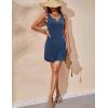 Ekouaer Women’s Tank Nightgown V Neck Sleepshirts Soft Sleeveless Chemise Nightdress S-XXL(Navy)
