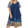 Dark Blue Print