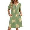 Ekouaer Women Zipper Robes Short Waffle Bathrobe Lightweight House Coat with Pockets Ladies Loungewear S-3XL