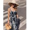 Ekouaer Jumpsuits for Women Sleeveless Spaghetti Strap Womens Jumpsuit One Piece Wide Leg Summer Romper With Pockets 2026(Black White)