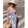 Ekouaer Jumpsuits for Women Sleeveless Spaghetti Strap Womens Jumpsuit One Piece Wide Leg Summer Romper With Pockets 2026(Purple Yellow Flower)
