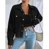Ekouaer Long Sleeve Crop Tops for Women Scroop Neck Lightweight Basic Base Layer Thermal Undershirts Shirts(Black/White)