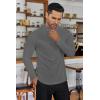 Ekouaer Men’s Mock Turtleneck Long Sleeve Turtle Neck Tops Lightweight Undershirt Thermal Sweater Shirts(Gray)
