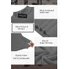 Ekouaer Men’s Mock Turtleneck Long Sleeve Turtle Neck Tops Lightweight Undershirt Thermal Sweater Shirts(Gray)