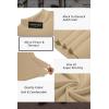 Ekouaer Men’s Mock Turtleneck Long Sleeve Turtle Neck Tops Lightweight Undershirt Thermal Sweater Shirts(Khaki)