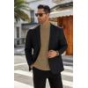 Ekouaer Men’s Mock Turtleneck Long Sleeve Turtle Neck Tops Lightweight Undershirt Thermal Sweater Shirts(Light Brown)
