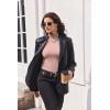 Ekouaer Turtleneck Shirt Women Long Sleeve Mock Neck Slim Fit Tops Thermal Base Layer Soft Lightweight Stretch Undershirts(Light Pink)