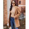 Ekouaer Women’s Long Sleeve Mock Turtleneck Tops Ribbed Shirts Fleece Soft Thermal Undershirts Tee(Beige)