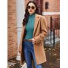 Ekouaer Women’s Long Sleeve Mock Turtleneck Tops Ribbed Shirts Fleece Soft Thermal Undershirts Tee(Blue Green)