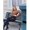 Ekouaer Women’s Long Sleeve Mock Turtleneck Tops Ribbed Shirts Fleece Soft Thermal Undershirts Tee(Brown)