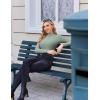 Ekouaer Women’s Long Sleeve Mock Turtleneck Tops Ribbed Shirts Fleece Soft Thermal Undershirts Tee(Light Green-1)