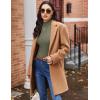Ekouaer Women’s Long Sleeve Mock Turtleneck Tops Ribbed Shirts Fleece Soft Thermal Undershirts Tee(Olive)