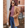 Ekouaer Women’s Long Sleeve Mock Turtleneck Tops Ribbed Shirts Fleece Soft Thermal Undershirts Tee(Purple Red)