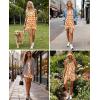 Ekouaer Womens Summer Casual Sleeveless Rompers 2026 Floral Loose Shorts Overalls Adjustable Boho Jumpsuits with Pockets(Yellow Leaves Print)
