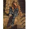 Ekouaer Womens Summer Jumpsuits Dressy Sleeveless Wide Leg Long Pants Rompers Casual One Piece Outfits with Pockets(Black White Tie Dye)