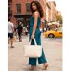 Ekouaer Womens Summer Jumpsuits Dressy Sleeveless Wide Leg Long Pants Rompers Casual One Piece Outfits with Pockets(Dark Blue)