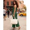 Ekouaer Womens Summer Jumpsuits Dressy Sleeveless Wide Leg Long Pants Rompers Casual One Piece Outfits with Pockets(Green)