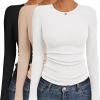 Black / White / Beige (3pcs)