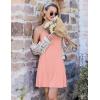 Ekouaer Cotton Nightgowns for Women Sleeveless Night Gown Tank Sleepshirts Racerback Sleep Dress Spaghetti Strap Chemise(Pink)