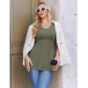 Ekouaer Maternity Shirts 3 Packs Flying Short Sleeve Maternity Tops V Neck T-Shirt Pregnancy Clothes S-XXL(Black/Olive Green/Grey)