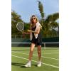 Ekouaer Womens Two Piece Lounge Sets Cami Short Set Soft V Neck Athletic Clothes Summer Matching Outfits(Black)
