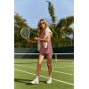 Ekouaer Womens Two Piece Lounge Sets Cami Short Set Soft V Neck Athletic Clothes Summer Matching Outfits(Purple-red)