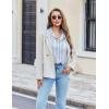 Ekouaer Pajama for Women Set Short Sleeve Button Down Pajamas Sets Soft Lounge Sets for Women Sleepwear PJS(Blue Stripe)