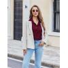 Ekouaer Pajama for Women Set Short Sleeve Button Down Pajamas Sets Soft Lounge Sets for Women Sleepwear PJS(Date Red)