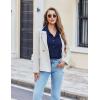Ekouaer Pajama for Women Set Short Sleeve Button Down Pajamas Sets Soft Lounge Sets for Women Sleepwear PJS(Navy Blue)