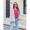 Ekouaer Pajama for Women Set Short Sleeve Button Down Pajamas Sets Soft Lounge Sets for Women Sleepwear PJS(Rose Red)