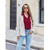 Ekouaer Pajama for Women Set Short Sleeve Button Down Pajamas Sets Soft Lounge Sets for Women Sleepwear PJS(Wine Red)