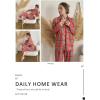 Ekouaer Womens Pajama Sets Button Down Pjs Sets Soft Long Sleeve Sleepwear Button Up Loungewear with Pockets, S-XXL(Red and Pink Plaid)