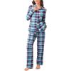 Purple and Blue Plaid