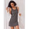 Ekouaer Nightgowns for Women 3 Pack Sleep Shirts Sleeveless Tank Nightshirts Chemise Sleepwear Sexy Night Dress S-XXXL