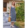 Ekouaer Nightgowns for Women Sleeveless Night Gown Victorian Sleep Shirt with Pockets Ladies Pjs Lace Trim Sleepwear S-XXL(Blue Yellow Flower)