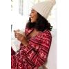 Ekouaer Women’s Pajamas Long Sleeve Sleepwear Casual Button Down Loungewear Soft Pjs Set S-XXL(Christmas Pattern)