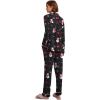 Ekouaer Women’s Pajamas Long Sleeve Sleepwear Casual Button Down Loungewear Soft Pjs Set S-XXL(Christmas Pattern2)