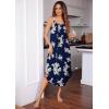 Ekouaer Women’s Sleeveless Nightgown Long Nightgowns for Women Full Slip Soft Nightshirt Wide Strap Sleepwear Lounge Dresses(Blue Floral)