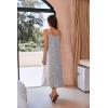 Ekouaer Women’s Sleeveless Nightgown Long Nightgowns for Women Full Slip Soft Nightshirt Wide Strap Sleepwear Lounge Dresses(Grey Star)