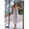 Ekouaer Women’s Sleeveless Nightgown Long Nightgowns for Women Full Slip Soft Nightshirt Wide Strap Sleepwear Lounge Dresses(Grey Star)