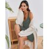 Ekouaer Women’s V Neck Sleeveless Nightgown(Dark Army Green)