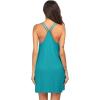 Ekouaer Women’s V Neck Sleeveless Nightgown(Peacock Blue)