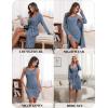 Ekouaer Women Casual(Dark Blue)