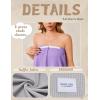 Ekouaer Waffle Robes For Women Bath Wrap Lightweight Shower Wrap 2026 Knee Length Spa Robe with Adjustable Closure S-XL(Lavender)