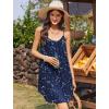 Ekouaer Nightgowns for Women Spaghetti Strap Sleepwear Sleeveless Sleep Dress with Pockets(Constellation)