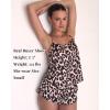 Ekouaer Silk Pajamas Set for Women Satin Backless Lingerie Pjs Cami Top and Shorts Nightwear(Print-classic Leopard)