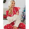 Ekouaer Christmas Onesies for Women Zipper Hooded Onesie Pajamas Adult Soft One Piece Pajama with Pockets(Reindeer)