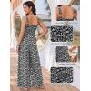 Ekouaer Women’s Casual Loose Jumpsuits One Piece Sleeveless Overalls Printed Long Pant Romper Fashion Boho Jumper with Pocket(Black Floral)