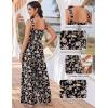 Ekouaer Women’s Casual Loose Jumpsuits One Piece Sleeveless Overalls Printed Long Pant Romper Fashion Boho Jumper with Pocket(Floral Black)